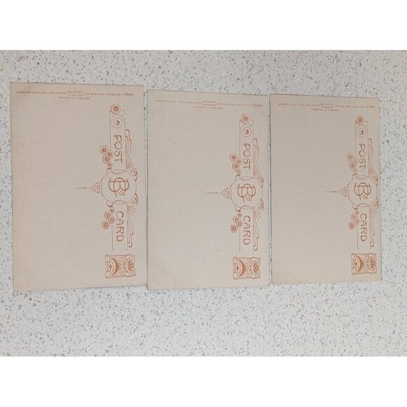 WWI Songs Military Soldier Postcards - Till the Sands of the Desert Grows Cold - Picture 5 of 9